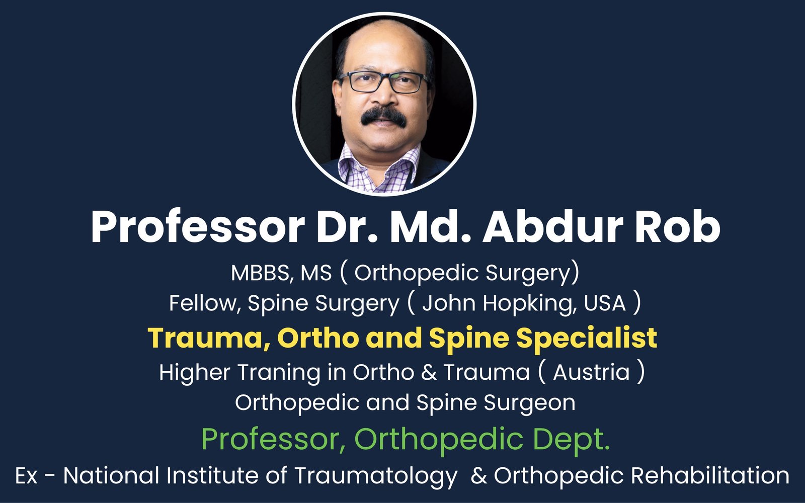 Professor Dr. Md. Abdur Rob dekstop slider 1